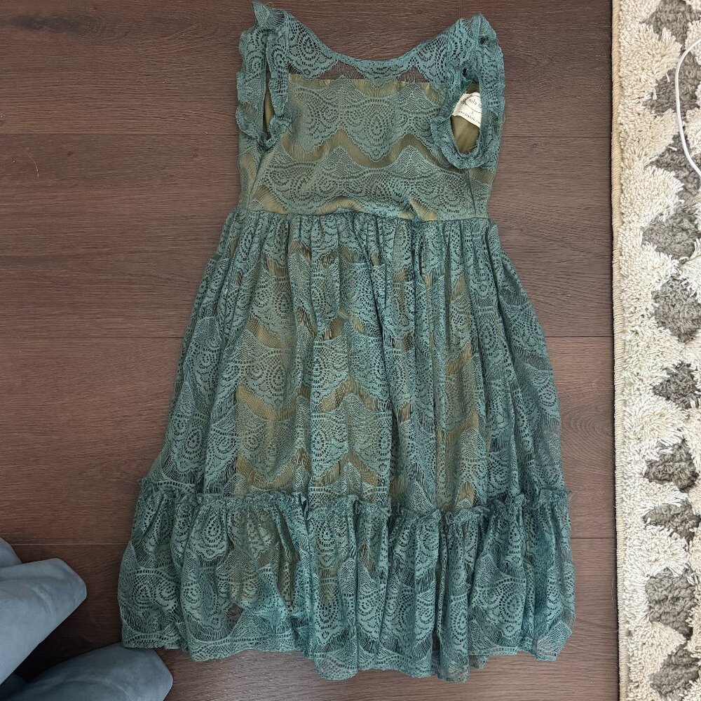 Corinna Maxi Dress in Sea Pine